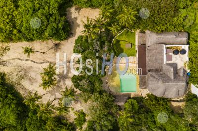 Luxury Holiday Villa In The Rainforest On The Coast Of Kenya, A Perfect Summer Vacation Accommodation, Watamu, Kenya - Aerial Photography