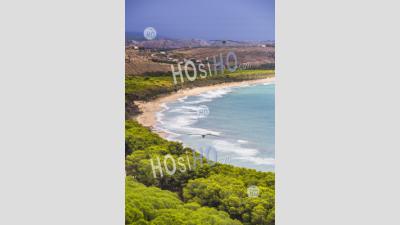 Sicily, Capo Bianco Beach And The Mediterranean Sea In The Province Of Agrigento, Sicily, Italy, Europe