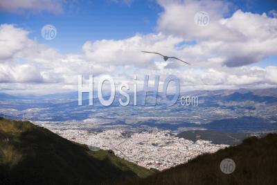Quito Vu Du Volcan Pichincha, Quito, Equateur, Amérique Du Sud