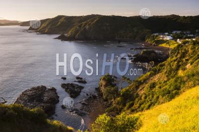 Tapeka Point At Sunrise, Russell, Bay Of Islands, Northland, île Du Nord, Nouvelle-Zélande