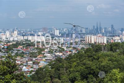 Skyline De Kuala Lumpur Vu De Bukit Tabur Mountain, Malaisie, Asie Du Sud-Est