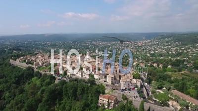 Saint-Paul De Vence In France - Video Drone Footage