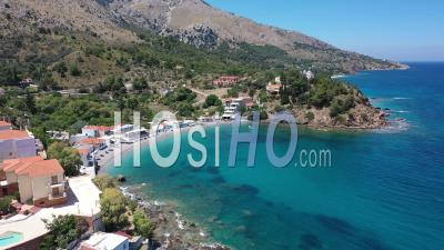 Plage Sur L'île De Chios - Vidéo Drone