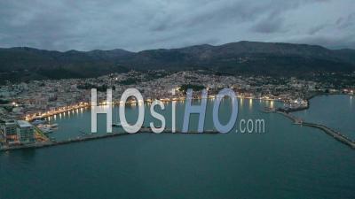 Chios Port Dask - Vidéo Filmée Par Drone