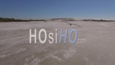 The Salt Flats And Works Of Giraud, Camargue, France – Aerial Video Drone Footage