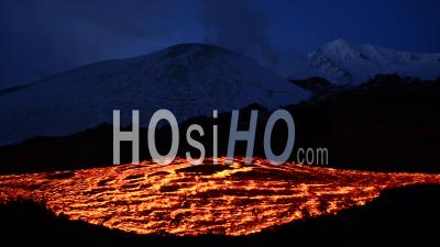 Eruption Of The Tolbachik Volcano In Kamtchatka, East Of Russia