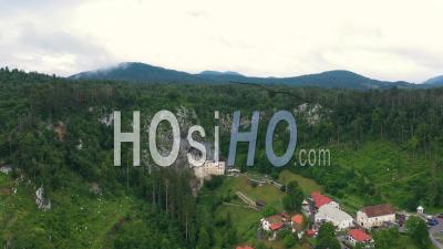 Predjama Castle, Slovenia - Video Drone Footage