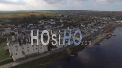 Montsoreau And Its Castle - Video Drone Footage