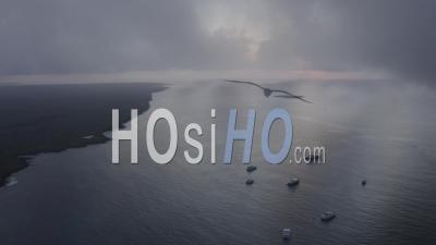 Puerto Ayora Sur L'île De Santa Cruz 3 - Vidéo Prise Par Drone