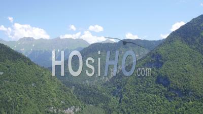 Green Peaks Of Green Peaks, Summer, Aerial View - Video Drone Footage