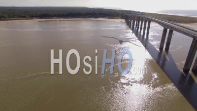 Island Bridge Noirmoutier - Video Drone Footage