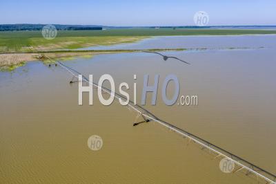 Flooding In Mississippi Delta - Aerial Photography