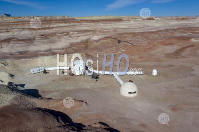 Station De Recherche Du Désert De Mars, États-Unis - Photographie Aérienne