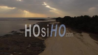 Entry Of Gulf Of Morbihan - Video Drone Footage