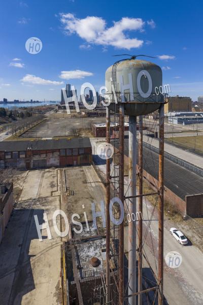 Detroit Water Tower - Photographie Aérienne