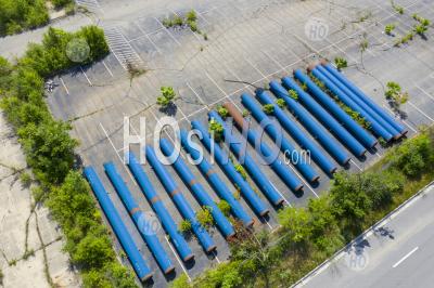 American Spiralweld Pipe Factory - Aerial Photography