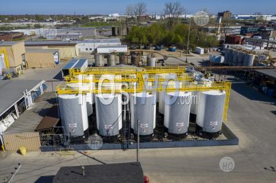Hazardous Waste Tanks - Aerial Photography