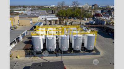 Hazardous Waste Tanks - Aerial Photography