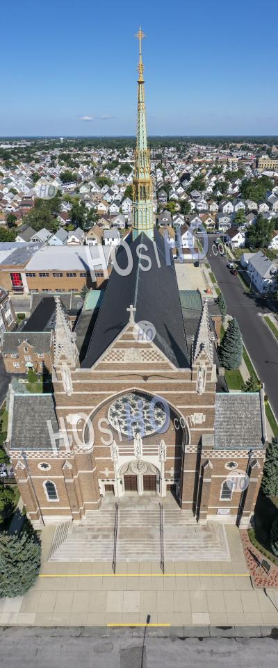 St Florian Catholic Church - Aerial Photography