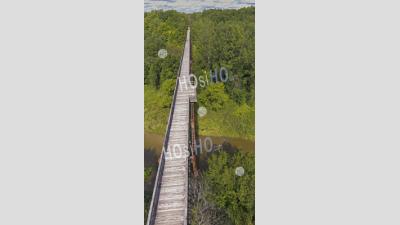 Michigan Rail Trail - Aerial Photography
