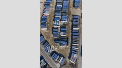 Intermodal Rail Yard - Aerial Photography