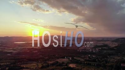 Olive Trees And Hills Of Tuscany - Video Drone Footage