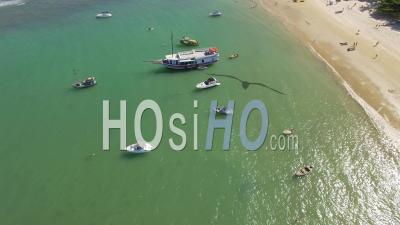 Plage Des Pêcheurs Vidéo Drone à Trancoso, Brésil