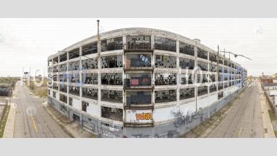 Abandoned Fisher Body 21 Auto Factory - Aerial Photography