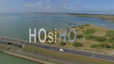 Island Bridge Oléron - Video Drone Footage