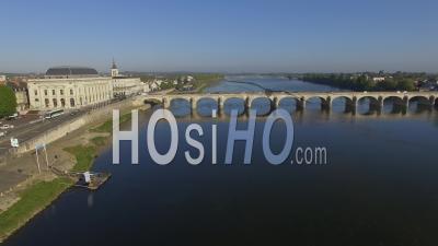 Saumur - Video Drone Footage In The Spring