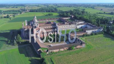 Certosa Di Pavia, Italie -Vidéo Par Drone
