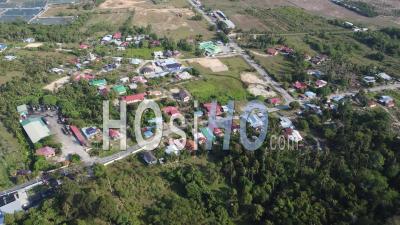 Malays Kampung At Malaysia - Video Drone Footage