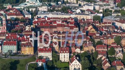 Vue Aérienne De Varsovie, Warszawa, Pologne, Polska - Vidéo Par Drone