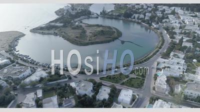 Punic Harbor, Carthage, Tunisia - Video Drone Footage