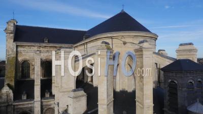 Saint-Vaast Abbey Of Arras, Video Drone Footage
