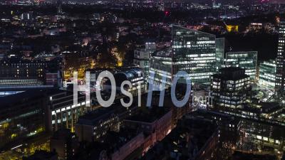 Feux D'artifice Et Célébrations Du Nouvel An, Vue Aérienne De Londres, Royaume-Uni - Séquences Vidéo Par Drone