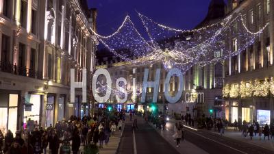 Regent Street Illuminations à Noël