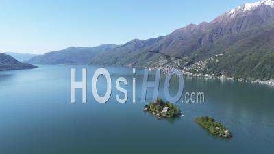 Brissago Islands, Switzerland - Video Drone Footage