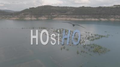 Ruines De La Ville Submergée De La Isabela à Guadalajara - Vidéo Par Drone