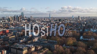 Wonderful Day And Skyline Of Capital ,Establishing Aerial View Shot Of London Uk, United Kingdom - Video Drone Footage