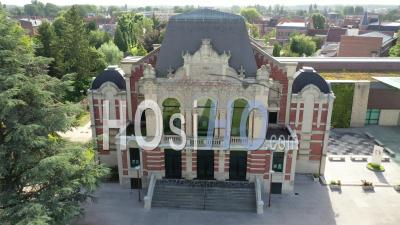 Theater Of Saint-Amand-Les-Eaux - Video Drone Footage