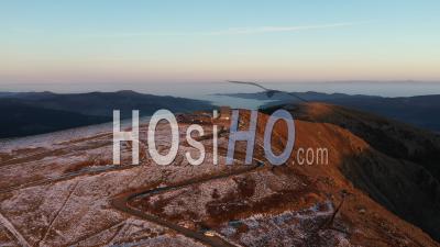 Sunset On The Summit Of Hohneck - Vosges - Video Drone Footage