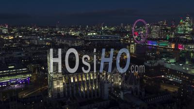 Establishing Aerial View Shot Of London Uk, United Kingdom - Video Drone Footage