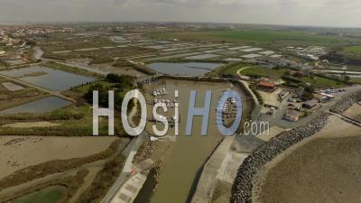 The Port Of Lead Of The L'houmo - Video Drone Footage