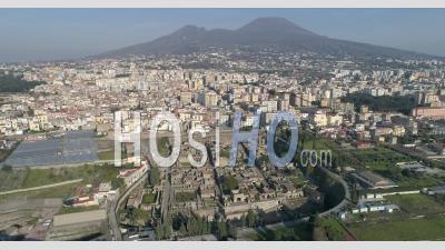 Vesuvio, Ercolano Side - Video Drone Footage