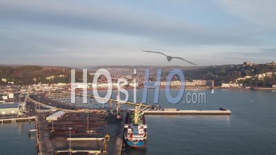 Jour, Vue Aérienne De Dover Uk, Kent, Angleterre, Royaume-Uni, West Docks - Vidéo Par Drone