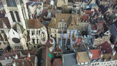 Hotel Of Vogue And Glazed Tile - Dijon - Video Drone Footage