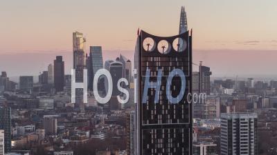 Vue Cinématographique, Ville De Londres, Vue Aérienne Prise De Vue De Londres Royaume-Uni, Royaume-Uni - Vidéo Par Drone