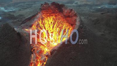 Volcan D'islande - Vidéo Par Drone
