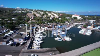Port De Saint-Gilles Les Bains, La Réunion, Vidéo Par Drone, Part2